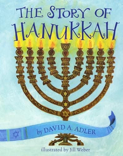 Book cover for The Story of Hanukkah by Adler, David A.