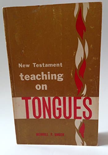 Book cover for New Testament Teaching on Tongues by Unger, Merrill F.