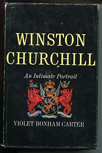 Book cover for Winston Churchill: An Intimate Portrait by Bonham Carter, Violet