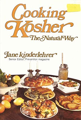 Book cover for Cooking Kosher: The Natural Way by Kinderlehrer, Jane