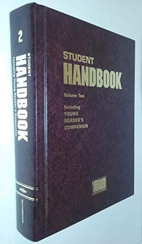 Book cover for Student Handbook Including The Young Reader's Companion Volume 2 by Carruth, Gorton