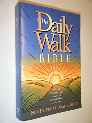 Book cover for The Daily Walk Bible: New International Version by Tyndale
