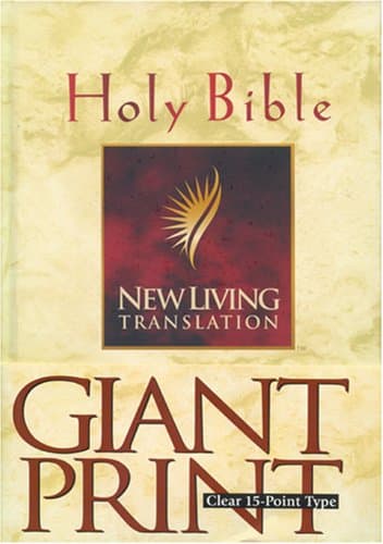 Book cover for New Living Translation Bible (Giant Print) by Tyndale