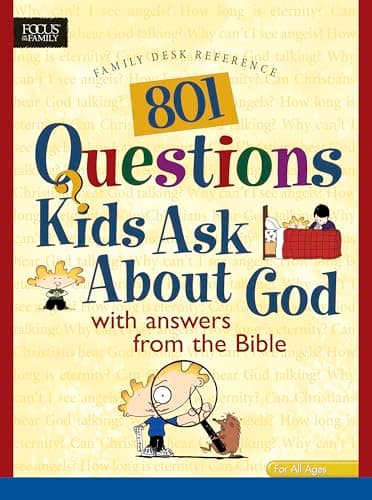 Book cover for 801 Questions Kids Ask about God (Heritage Builders) (Heritage Builders (Tyndale)) by Lightwave