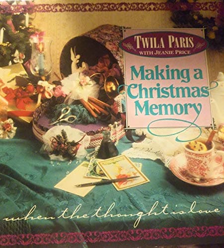 Book cover for Making a Christmas Memory by Paris, Twila