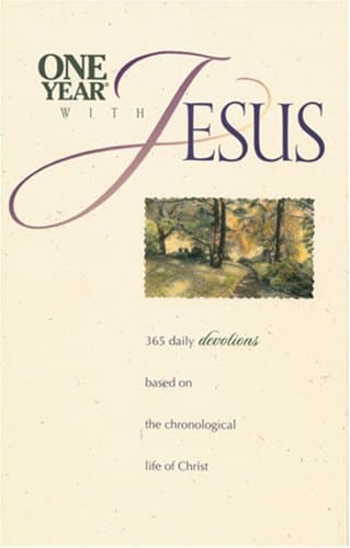Book cover for One Year With Jesus: 365 Daily Devotions based on the Chronological Life of Christ by Linda Chaffee Taylor