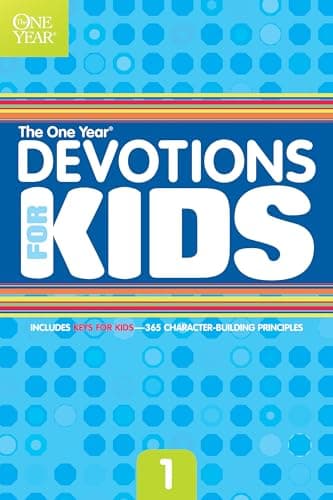 Book cover for The One Year Devotions for Kids #1 (One Year Book of Devotions for Kids) by Children's Bible Hour