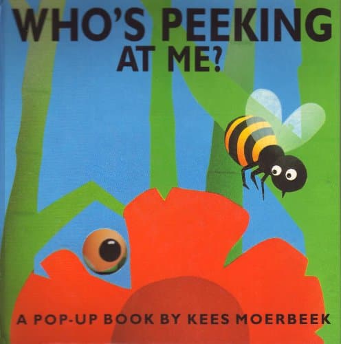 Book cover for Who's Peeking At Me? by Moerbeek, Kees