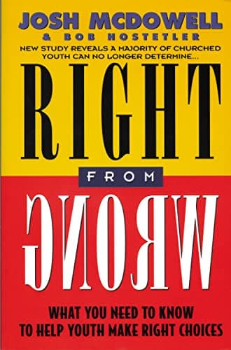 Book cover for Right From Wrong by McDowell, Josh
