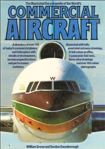 Book cover for Illustrated Encyclopedia of the World's Commercial Aircraft by William Green