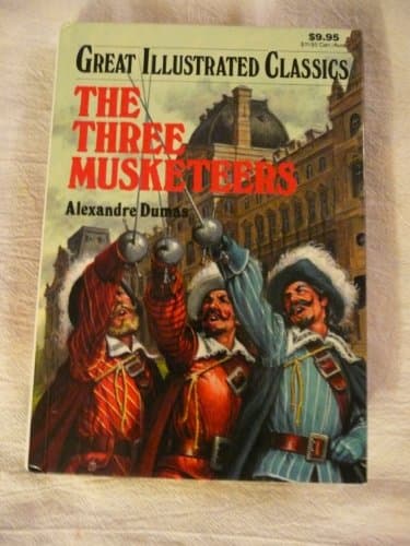 Book cover for The Three Musketeers (Great Illustrated Classics) by Malvina G. Vogel