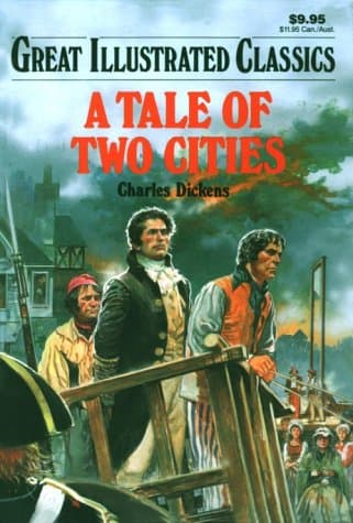 Book cover for Tale of Two Cities (Great Illustrated Classics) by Charles Dickens