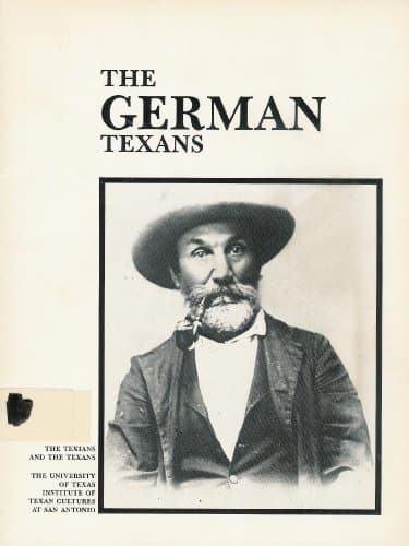 Book cover for The German Texans by McGuire, James Patrick