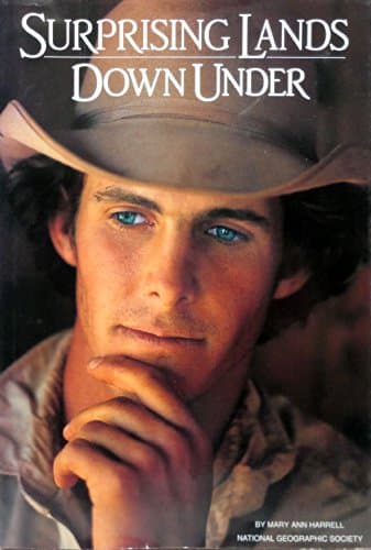 Book cover for Surpising Lands Down Under by HARRELL, Mary Ann