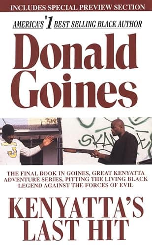 Book cover for Kenyatta's Last Hit by Goines, Donald