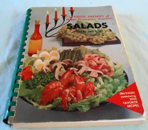 Book cover for Salads and vegetables cookbook: Favorite recipes of home economics teachers by Unknown