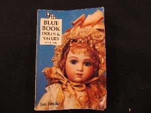 Book cover for Blue Book of Dolls and Values by Foulke, Jan