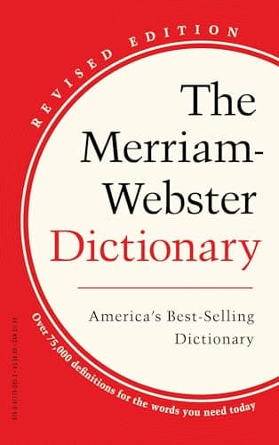Book cover for The Merriam-Webster Dictionary - America's Best-Selling Dictionary - Mass Market Paperback by Merriam-Webster