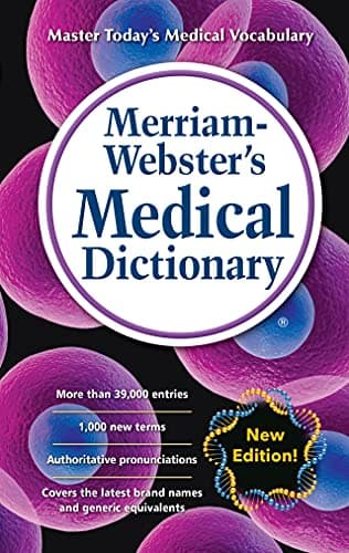 Book cover for Merriam-Webster's Medical Dictionary - Mass-Market Paperback Newest Edition by Merriam-Webster