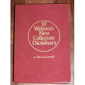 Book cover for Websters New Collegiate Dictionary by Webster