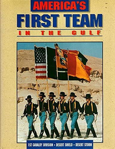 Book cover for America's First Team in the Gulf by Phillips, Jeffrey E.