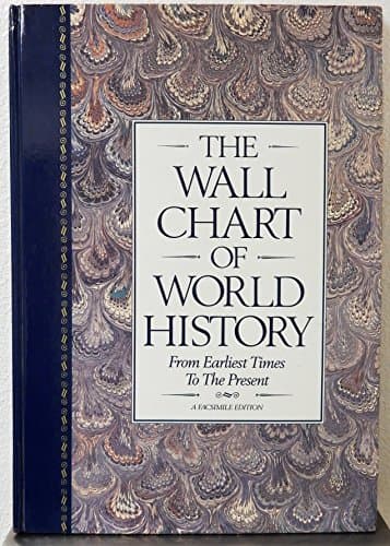 Book cover for The Wall Chart of World History: From Earliest Times To The Present by Hull, Edward