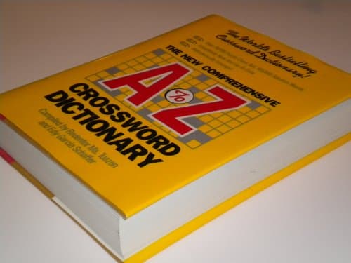 Book cover for The New Comprehensive A-Z Crossword Dictionary by Tuazon, Redentor Ma
