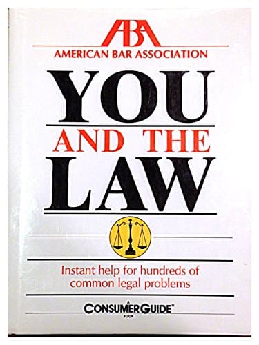 Book cover for You and the Law by American Bar Association