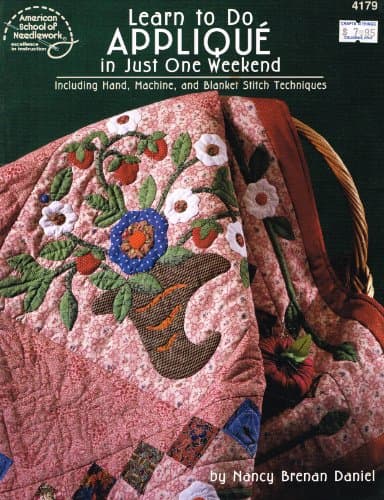 Book cover for Learn to do Applique in Just One Weekend by Daniel, Nancy Brenan