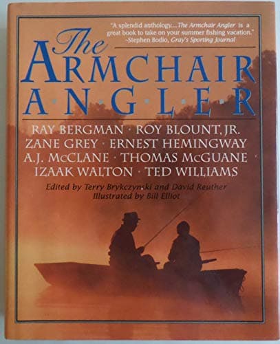 Book cover for The Armchair Angler by Terry Brykcznski
