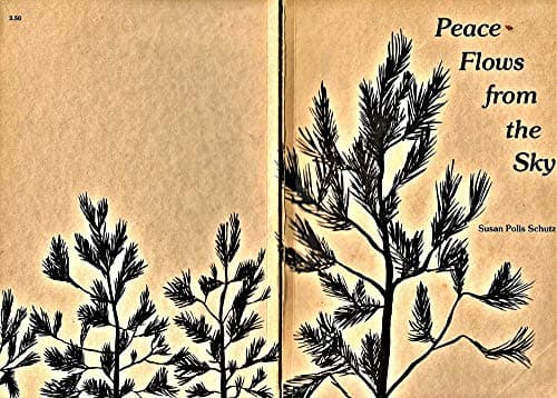 Book cover for Peace flows from the sky by Schutz, Susan Polis
