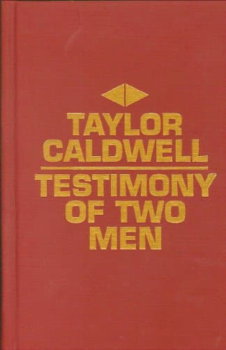 Book cover for Testimony of Two Men by Caldwell, Taylor
