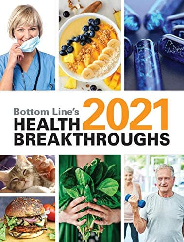 Book cover for Bottom Line's Health Breakthroughs 2021 by Staff of Bottom Line Inc.
