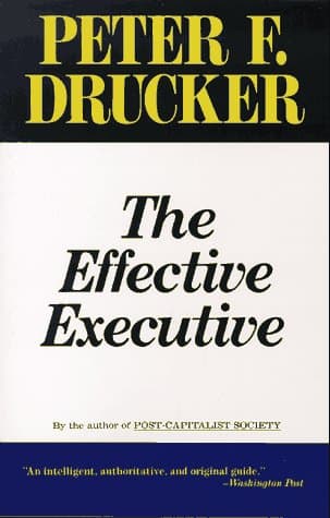 Book cover for Effective Executive, The by Drucker, Peter F.