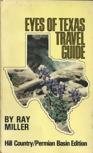 Book cover for Eyes of Texas travel guide by Miller, Ray