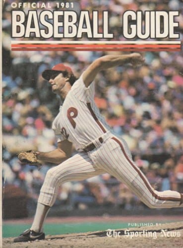 Book cover for Official Baseball Guide 1981 by Wigge, Larry.