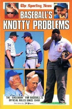 Book cover for The Sporting News Baseball's Knotty Problems by Wigge, Larry
