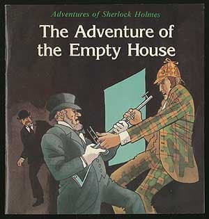 Book cover for The adventure of the empty house (Adventures of Sherlock Holmes) by David Eastman