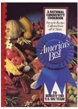 Book cover for America's Best: A National Community Cookbook by Workman Editors