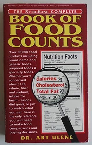 Book cover for The NutriBase Complete Book of Food Counts by Ulene, Art