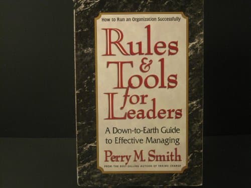 Book cover for Rules and Tools for Leaders by Smith, Perry M.