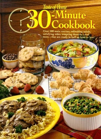 Book cover for Taste of Home 30-Minute Cookbook by Julie Schnittka