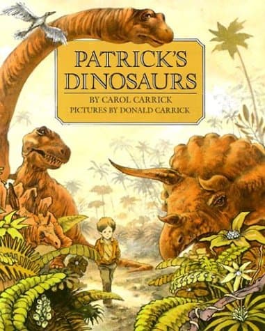 Book cover for Patrick's Dinosaurs by Carrick, Carol