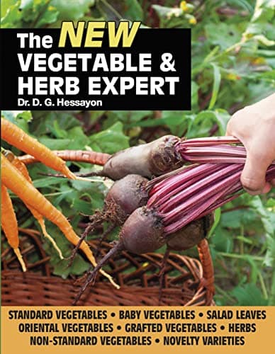 Book cover for The New Vegetable & Herb Expert by D. G. Hessayon