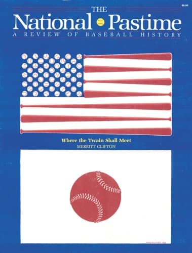 Book cover for The National Pastime: A Review of Baseball History : Spring 1985, No. 1 by Thorn, John