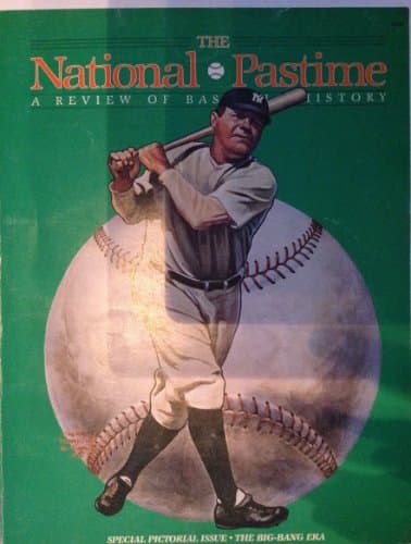 Book cover for The National Pastime a Review of Baseball History (The National Pastime Baseball in the Big - Bang Era) by John Thorn