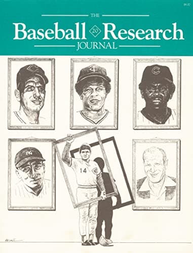 Book cover for The Baseball Research Journal (BRJ), Volume 20 by Society for American Baseball Research (SABR)