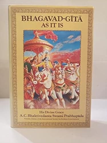 Book cover for Bhagavad-Gita as It Is by A. C. Bhaktivedanta Swami Prabhupada