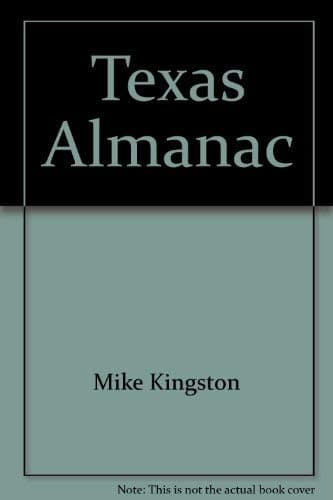 Book cover for Texas Almanac (Texas Almanac (Paperback)) by Kingston, Mike