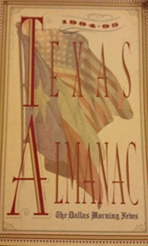 Book cover for 1994-95 Texas Almanac and State Industrial Guide (Texas Almanac (Paperback)) by Dallas Morning News